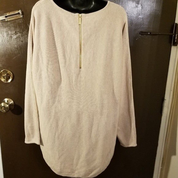 MICHAEL Michael Kors Gold Back Zip Sweater Host Pick 12/4/21 - Picture 2 of 6